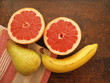 © Annett Seidler - Pampelmuse - Grapefruit - Birne und Banane