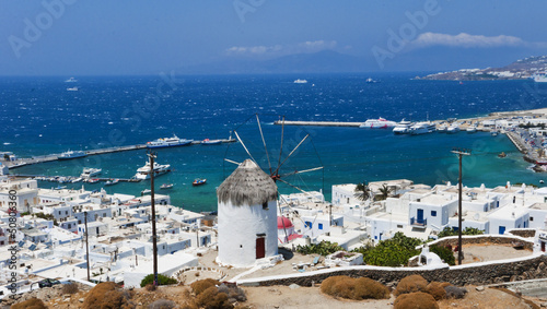 Naklejka - mata magnetyczna na lodówkę Mykonos, Greece