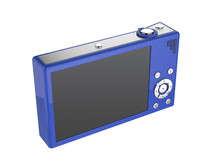 Blue Digital Camera