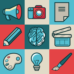 Vector creative icons