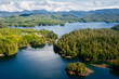 Alaska Prince of Wales island Ketchikan Aerial view