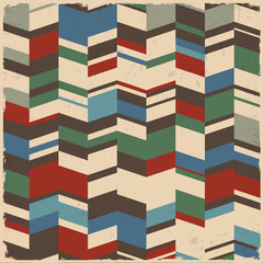 Wall Mural - abstract retro geometric background