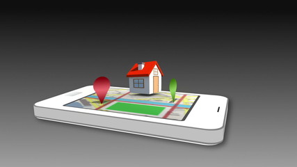 Poster - Using smartphone as interactive map