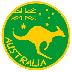 Sticker - Australia emblem