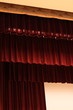stage curtain white copy space