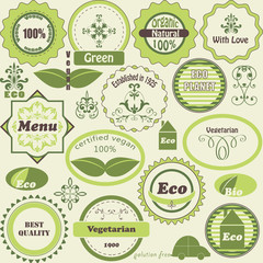 Sticker - Vector Retro Labels