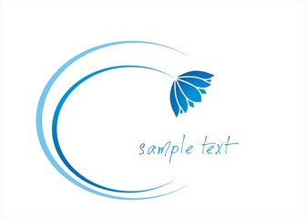 water lily , Buddha, Eco friendly business logo design