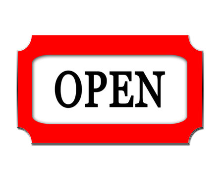 Open sign