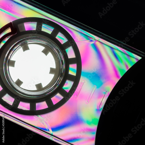 Naklejka - mata magnetyczna na lodówkę Rainbow On Cassette