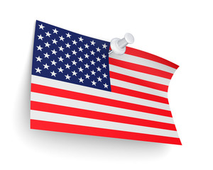 Poster - American flag.