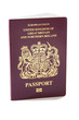 © woodsy - A United Kingdom passport against a plain white background