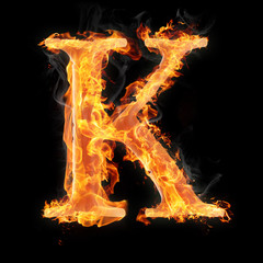 Fototapete - Burning objects and objects on fire background