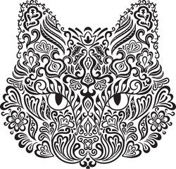 Sticker - Ornamental cat