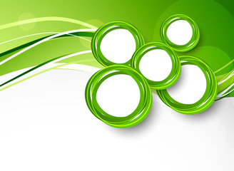 Aufkleber - Abstract background with circles
