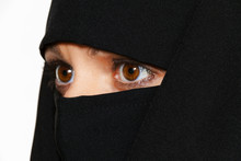 Symbolfoto Islam. Verschleierte Frau
