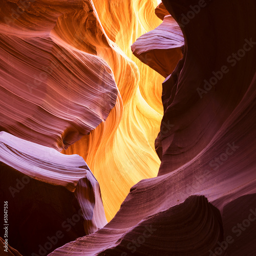 Nowoczesny obraz na płótnie The Upper Antelope Canyon, Page, Arizona, USA.