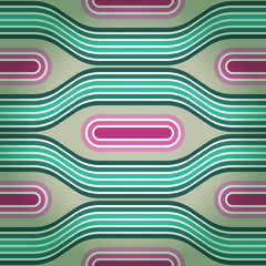 Poster - Seamless retro background in blue and pink tones. Eps10