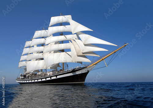 Naklejka nad blat kuchenny Sailing ship