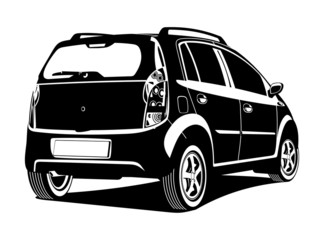 Poster - illustration of car