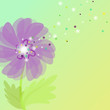 Vector abstract spring flower. EPS 10