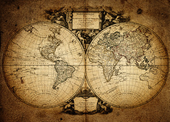 Fototapete - map of world 1752