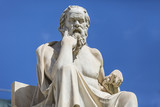 Fototapeta  - statue of Socrates from the Academy of Athens,Greece