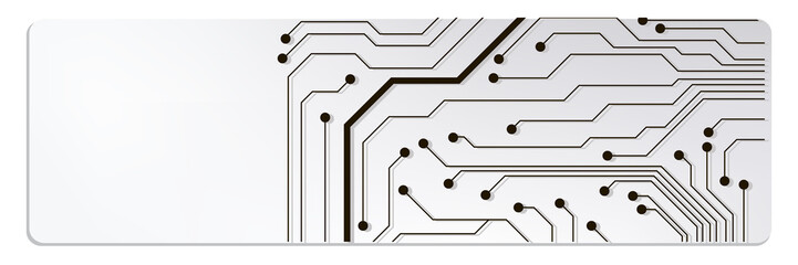 Wall Mural - techno circuit web banners. EPS10 vector illustration