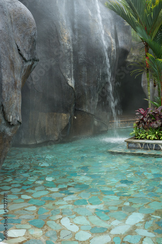 Nowoczesny obraz na płótnie Hot springs