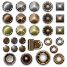Metal Accessories Collection - Vector Eps10