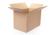 © andersphoto - Open cardboard box on white, clipping path included