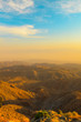 Mountains of Mojave desert at sunset. USA. California.