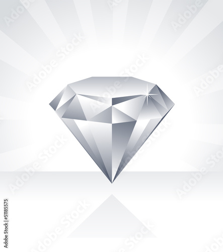 Dekoracja na wymiar  blyszczacy-diament-ilustracja