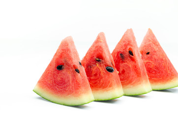 watermelon slice close up