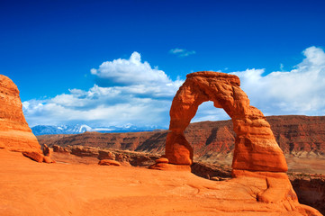 delicate arch in arches national park, utah.