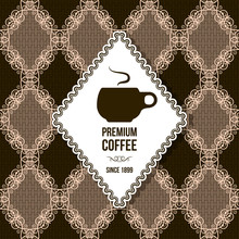Premium Coffee Vintage Background