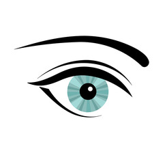 Wall Mural - woman eye