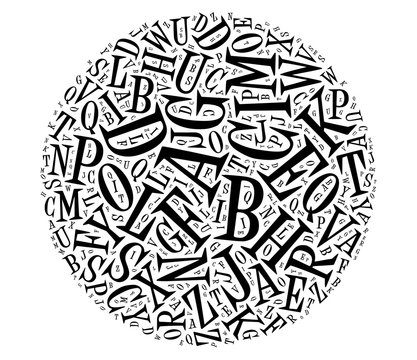 Alphabet background
