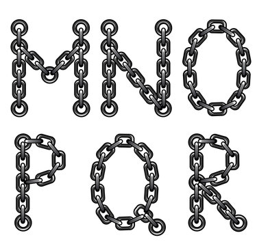 Chained alphabet
