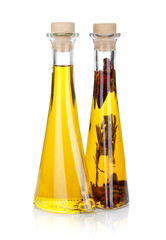 Wall Mural - Olive oil bottles