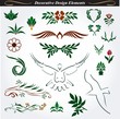 Collection of decorative design elements 15