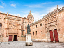Famous University Of Salamanca, Castilla Y Leon Region, Spain
