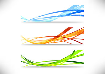 Wall Mural - Web bright headers collection