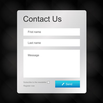 Vector contacts form