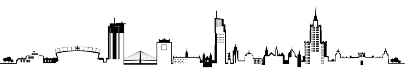 Wall Mural - Skyline Warszawa