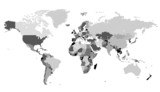 Fototapeta Mapy - World map