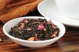 Fototapeta Mapy - Rose infused black tea