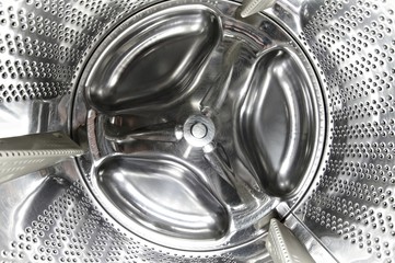 Washing machine drum interior