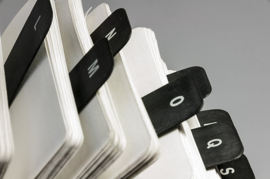 Alphabetic organizer
