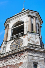 Wall Mural - Old clock tower in Vyborg