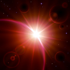Wall Mural - space background